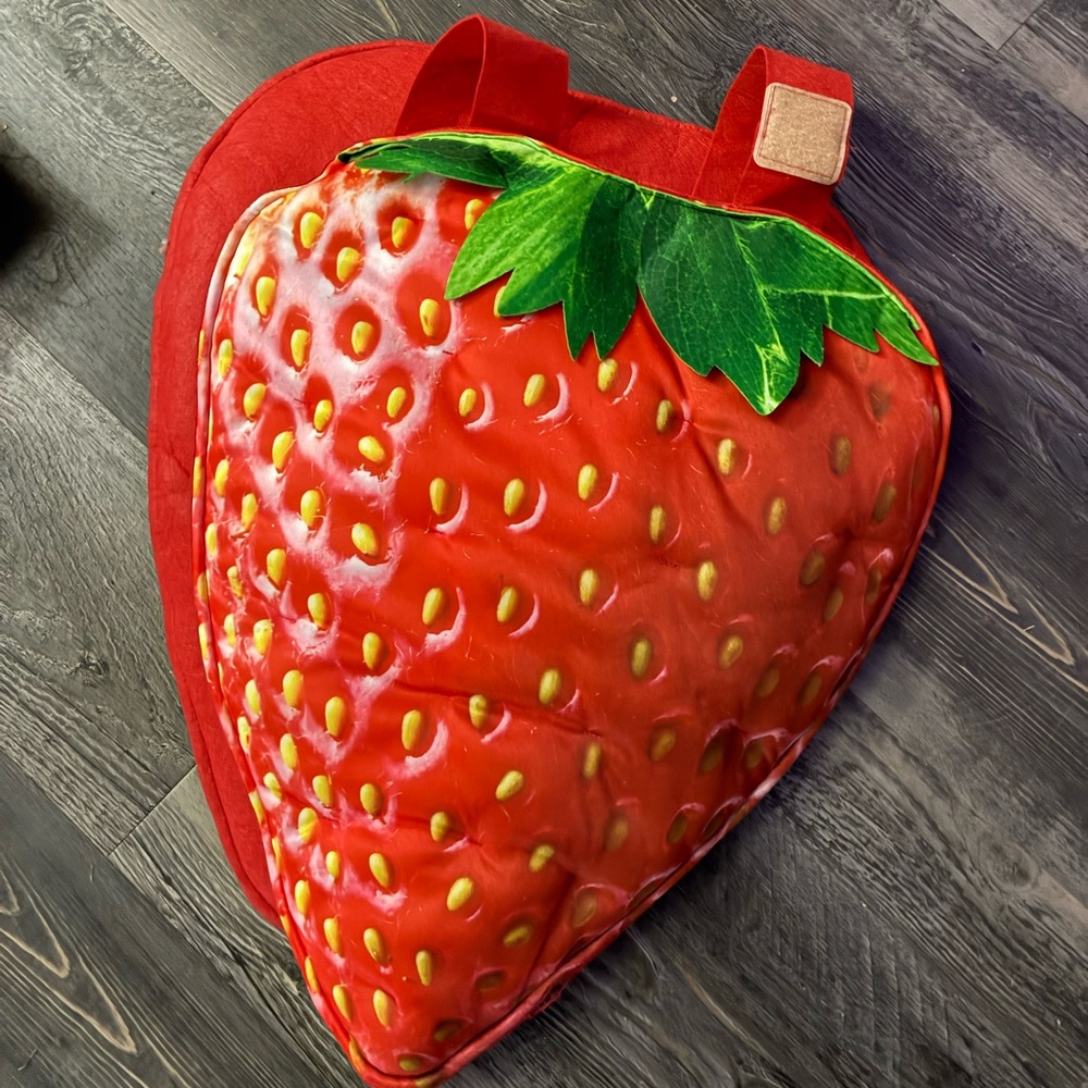 Strawberry Shaped Backpack